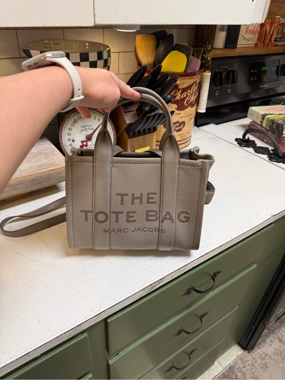 Marc Jacobs The Tote Bag in Cememt
